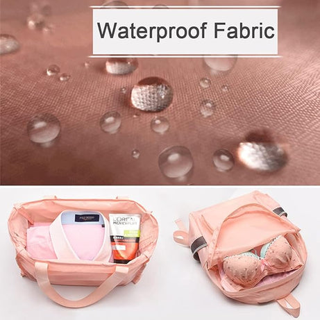 Portable Foldable Lightweight and Convertible Travel School Bag with Multi Pocket Design with Shoulder Strap For Outdoor Use