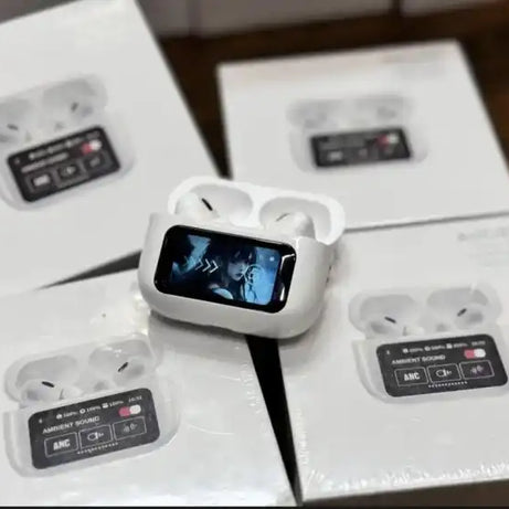 Airpods with Touch Screen A9 Pro High Quality Sound & ENC Noise Reduction