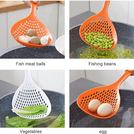 Food Noodle Strainer Scoop with Long Handle For Pasta Vegetable Fruits Cooking & Straining