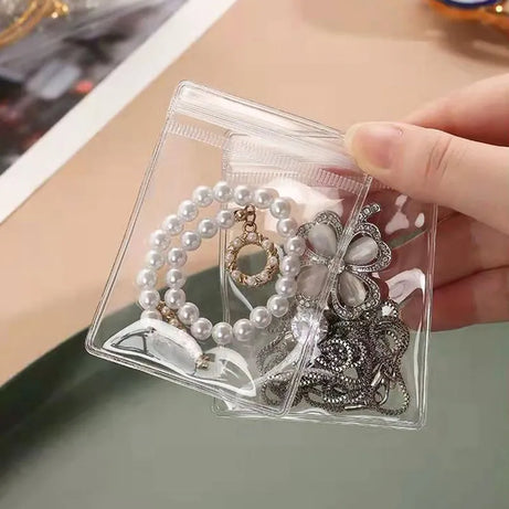 Self Sealing Jewelry Pouches 5 Pcs