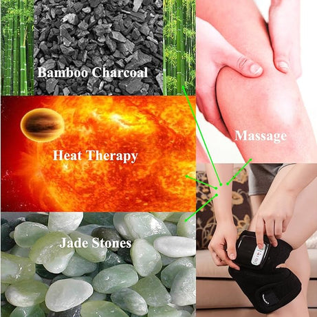 Rechargeable Knee Physiotherapy and Detox Massager Therapy With Powerful Vibration Massage To Maximize Relaxation And Ease Pain