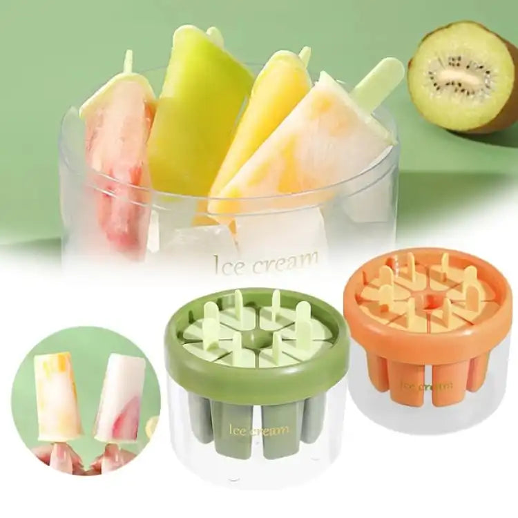 Plastics Ice Cream Mold DIY Dessert Popsicle Moulds Tray Ice Cube Maker Homemade Tools Party Supplies
