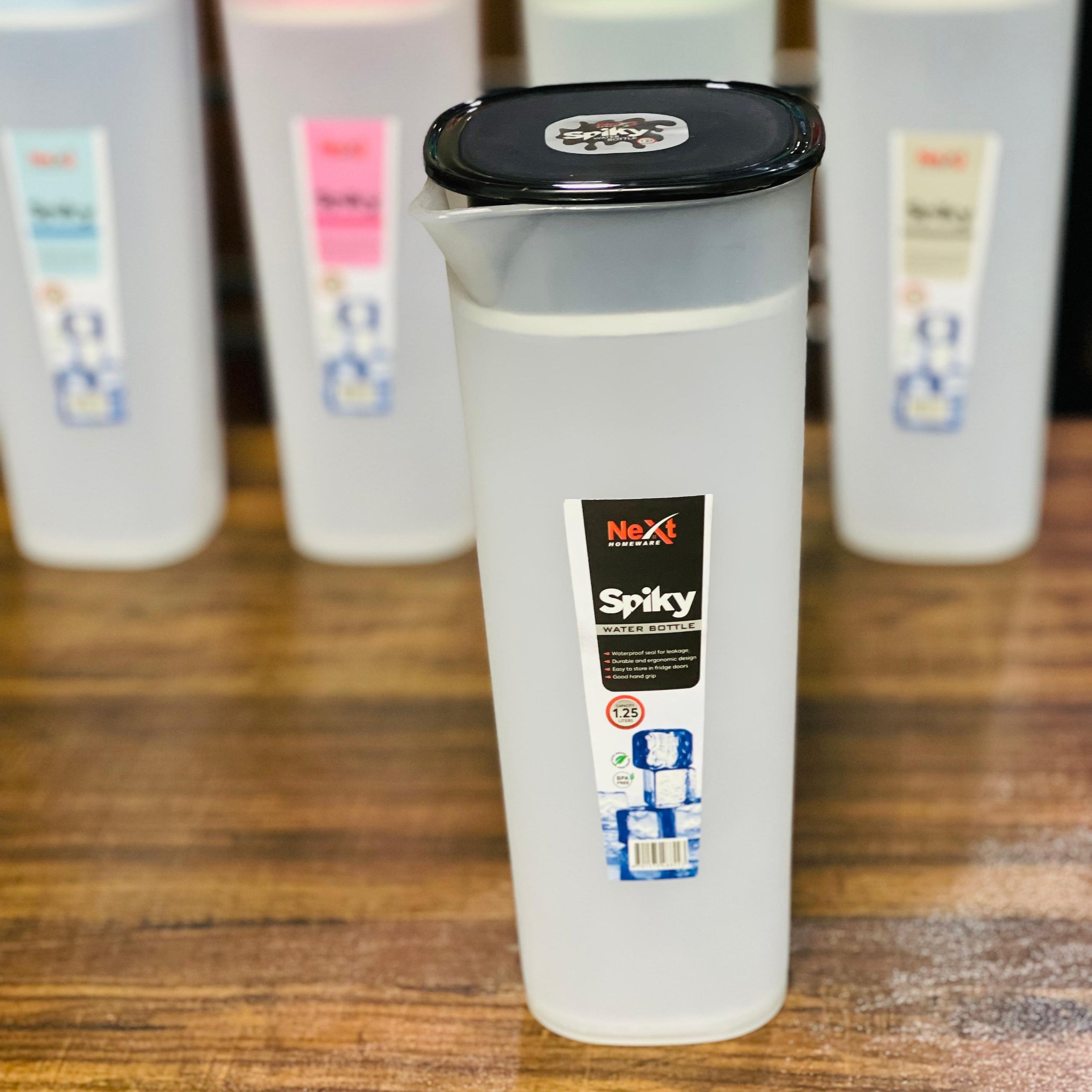 1.2 Liter Plastic Next Spiky Water Bottle For Home and Outdoor Use