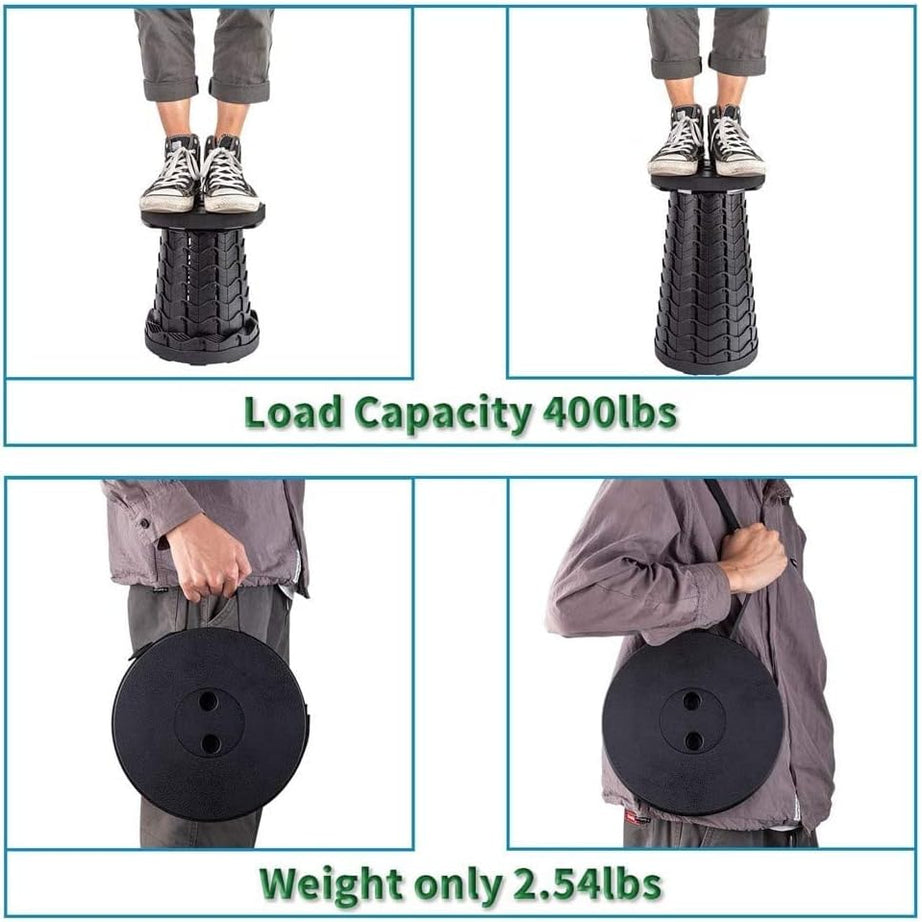 Mega Sale Offer - Imported Portable High Quality Outdoor Telescopic Stool Retractable Chair Adjustable Stool Camping Picnic Rs 1999