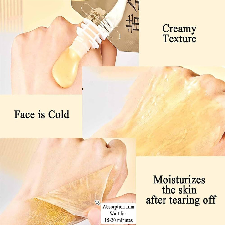 Anti-Aging Peel off Gold Face Mask Retinol Snake Venom Peptide for Blackheads and Pores Moisturizing