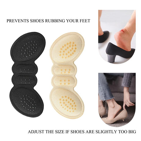 Comfort Grip Adhesive Heel Pads for Shoes