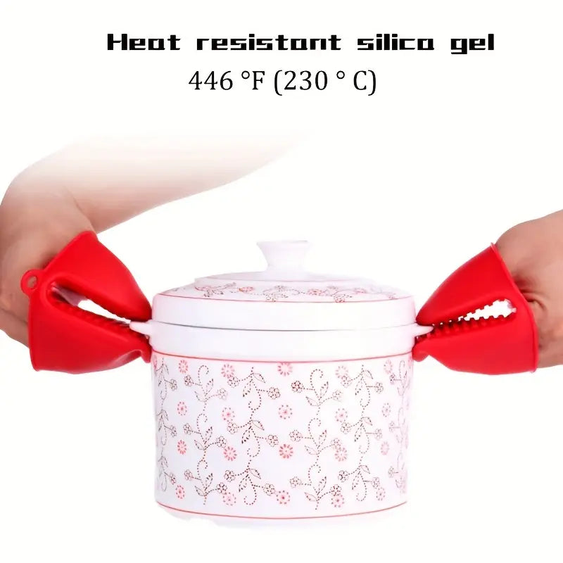 Heat Resistant Silicone Hot Pot Holder Pair
