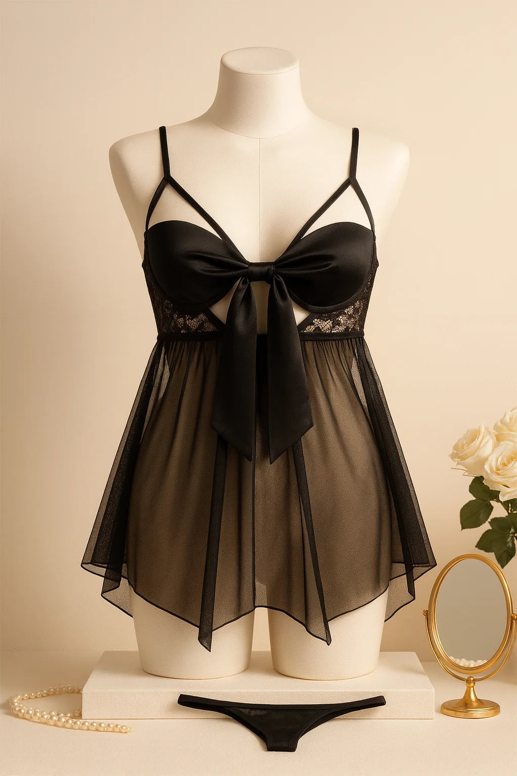 MOONLIT LACE NIGHTY