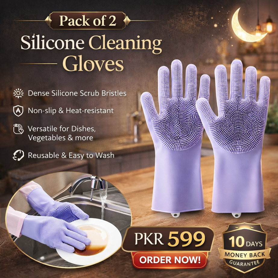 Silicone Cleaning Gloves