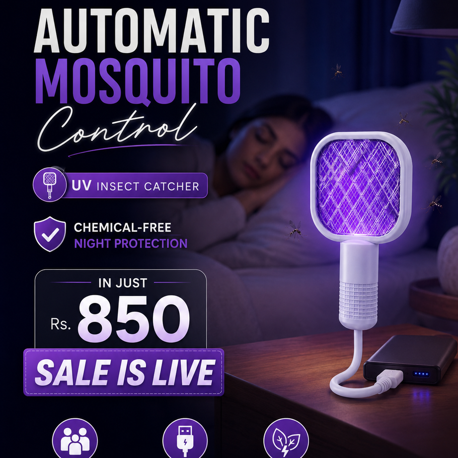 2in1 Mosquito Killer Night Lamp with UV Insect Catcher