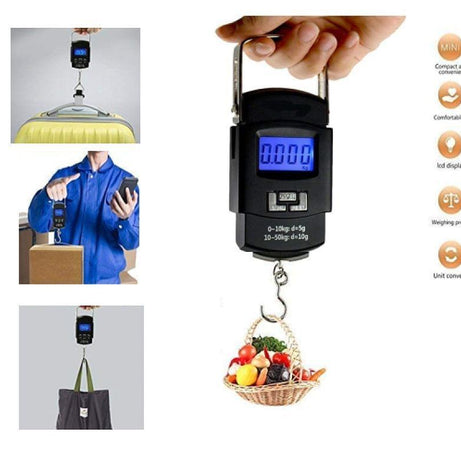 Portable Handheld Digital Luggage Weighting Scale For Home and Outdoor Use
