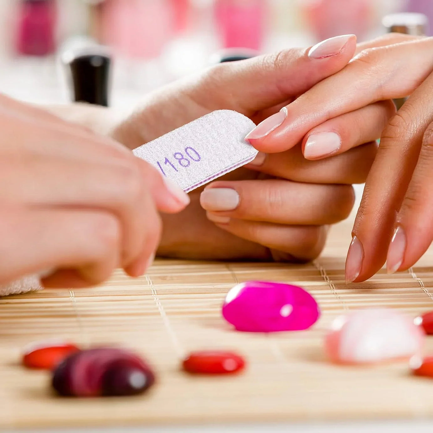 Double Sided Emery Board – Washable 100/180 Grit Nail File