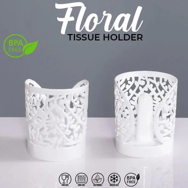 Floral Tissue Paper Holder