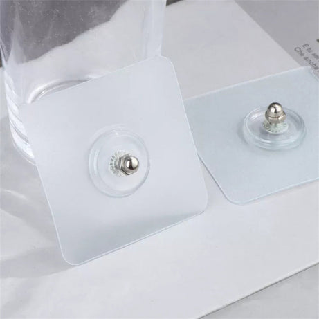 Strong Punch Free Self Adhesive Wall Screw Rod Hooks and Nail Mounting Hang Kit