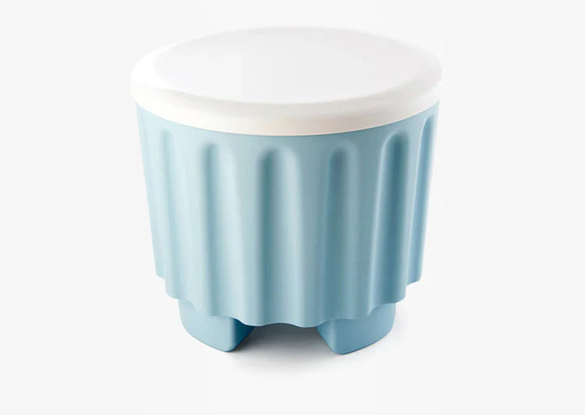 2 Pcs Multipurpose Drum Storage Stool and Sitting Chair