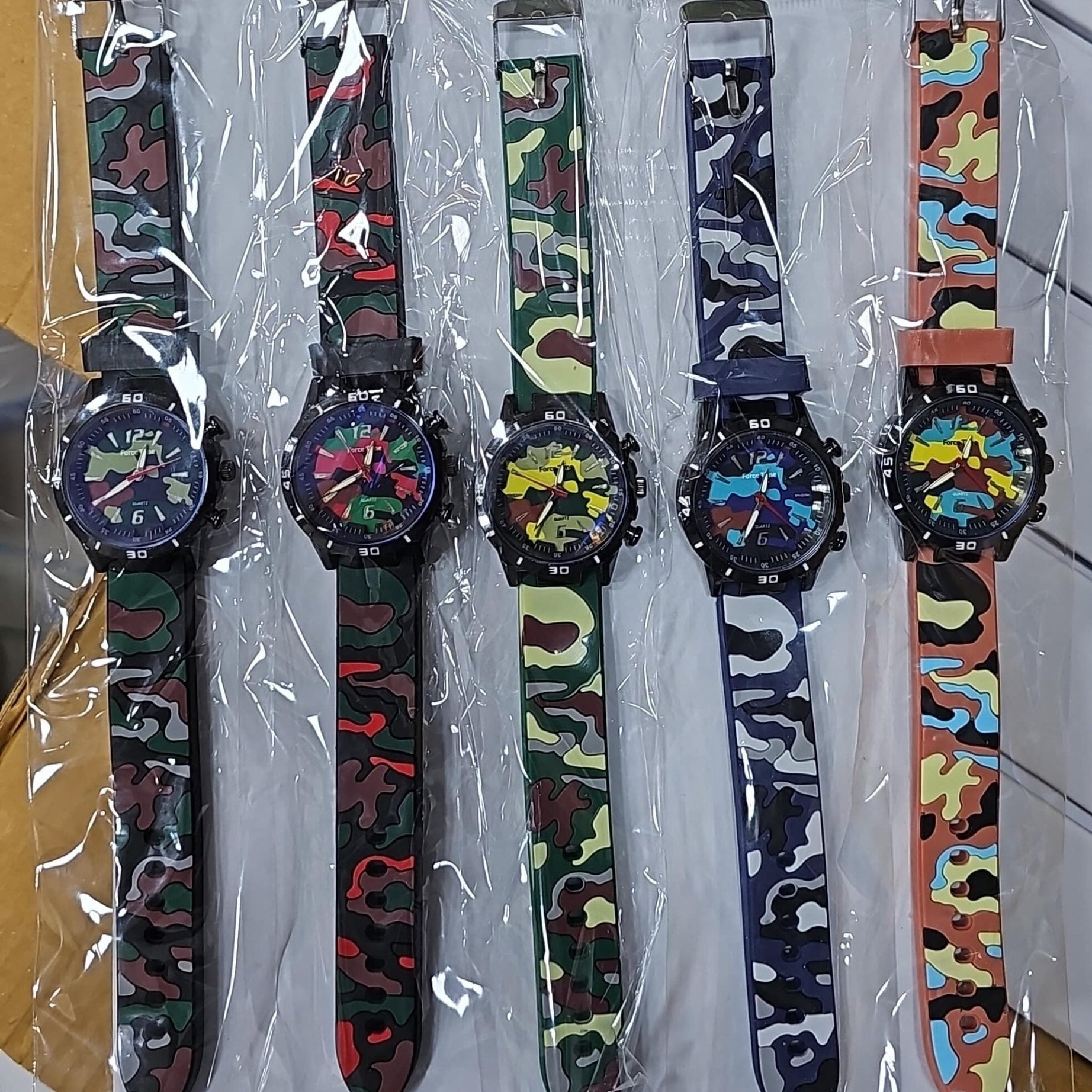 (Pack of 2) Force Time Army Analog Wristwatch For Men and Boys