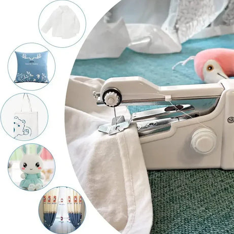 Mini Portable Rechargeable Stapler Style Handy Stitch Quick Sewing Machine