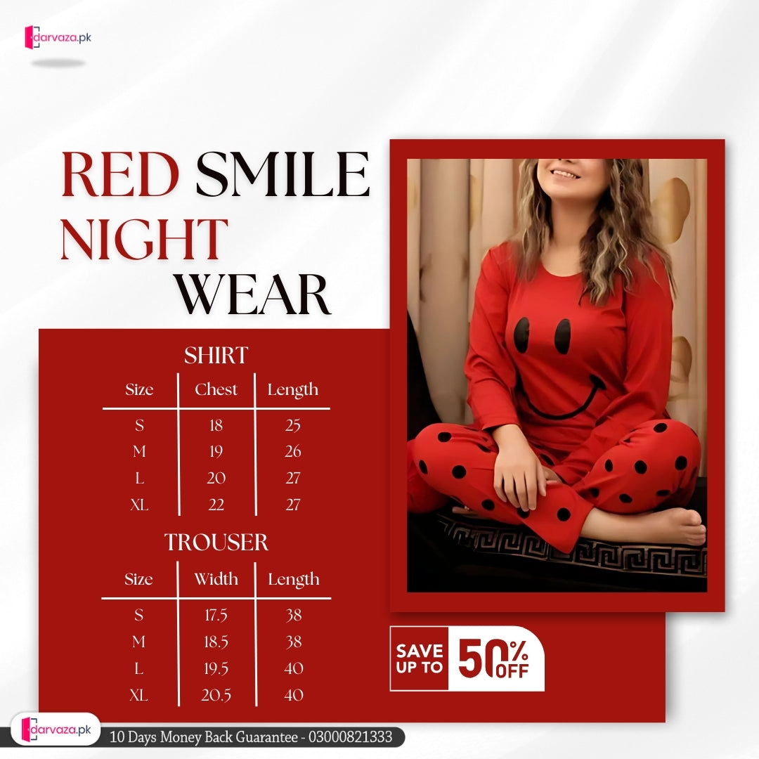 Red Smile Nightwear