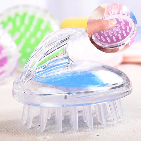 Silicone Scalp Massager and Hair Cleansing Brush