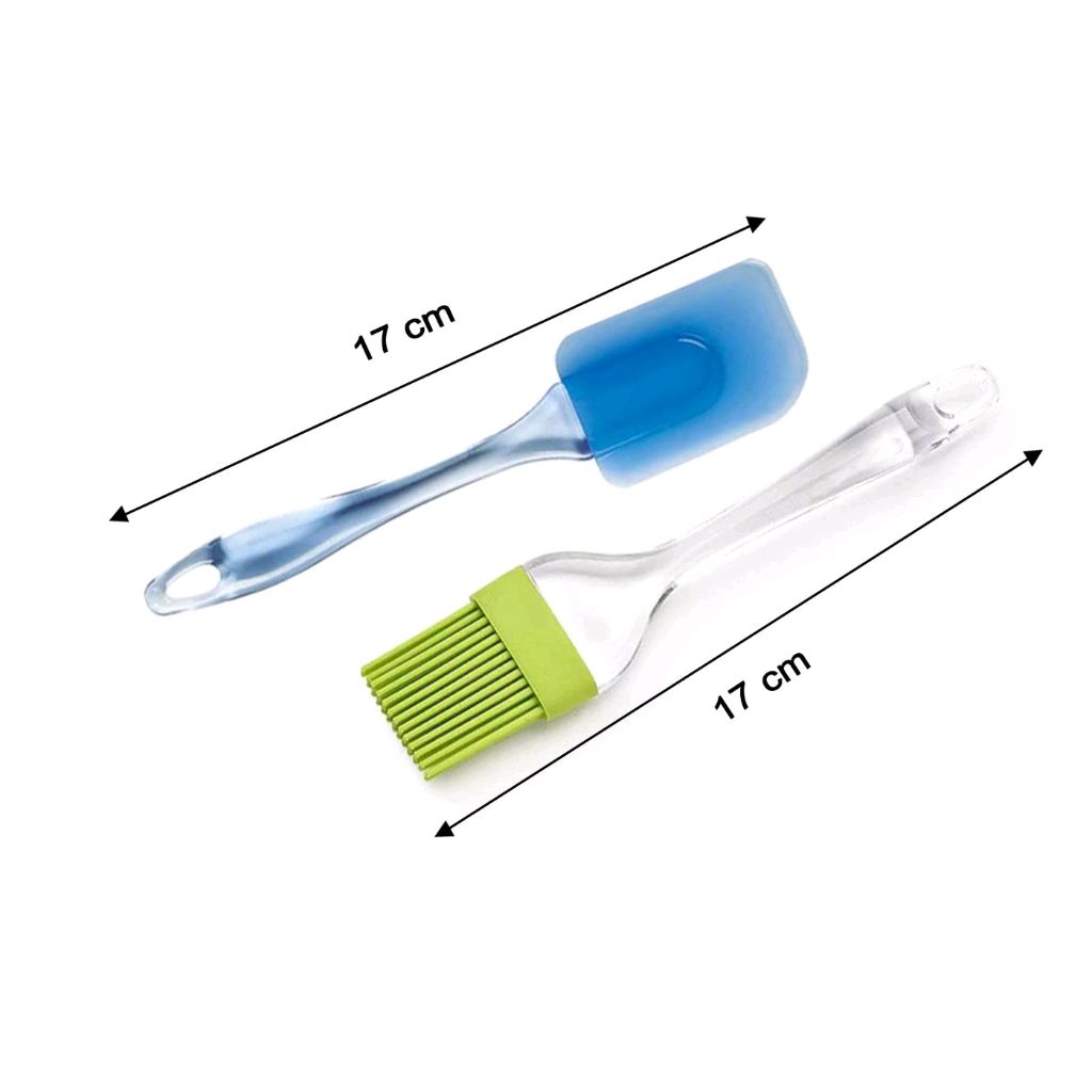 Pack of 2 – Spatula & BBQ Oil Brush (17cm)