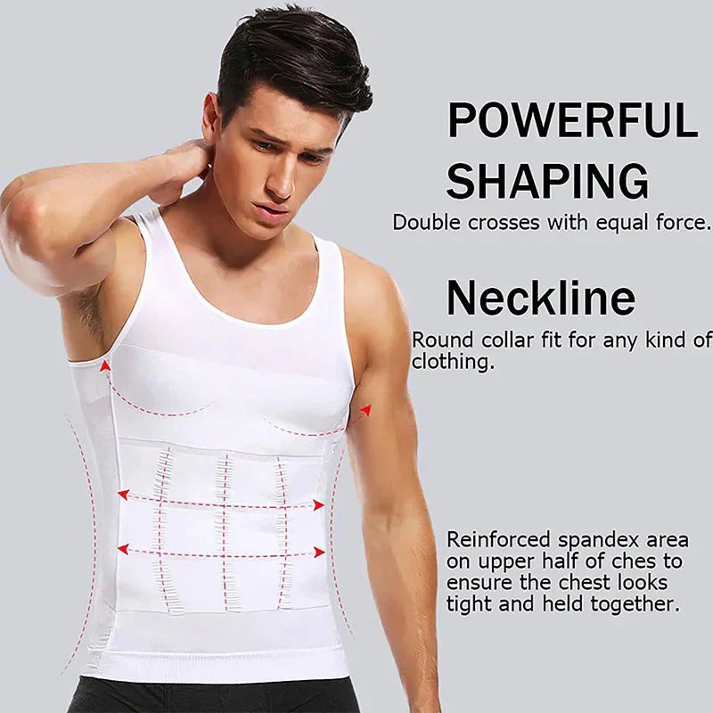 Men Slim N Lift Slimming Shirt and Body Shaper