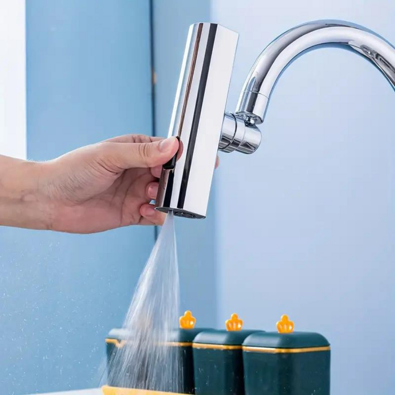 Multifunctional 360 Degree Rotatable Universal Shower Head with 4 Adjustable Water Flow Modes for Enhanced Experience