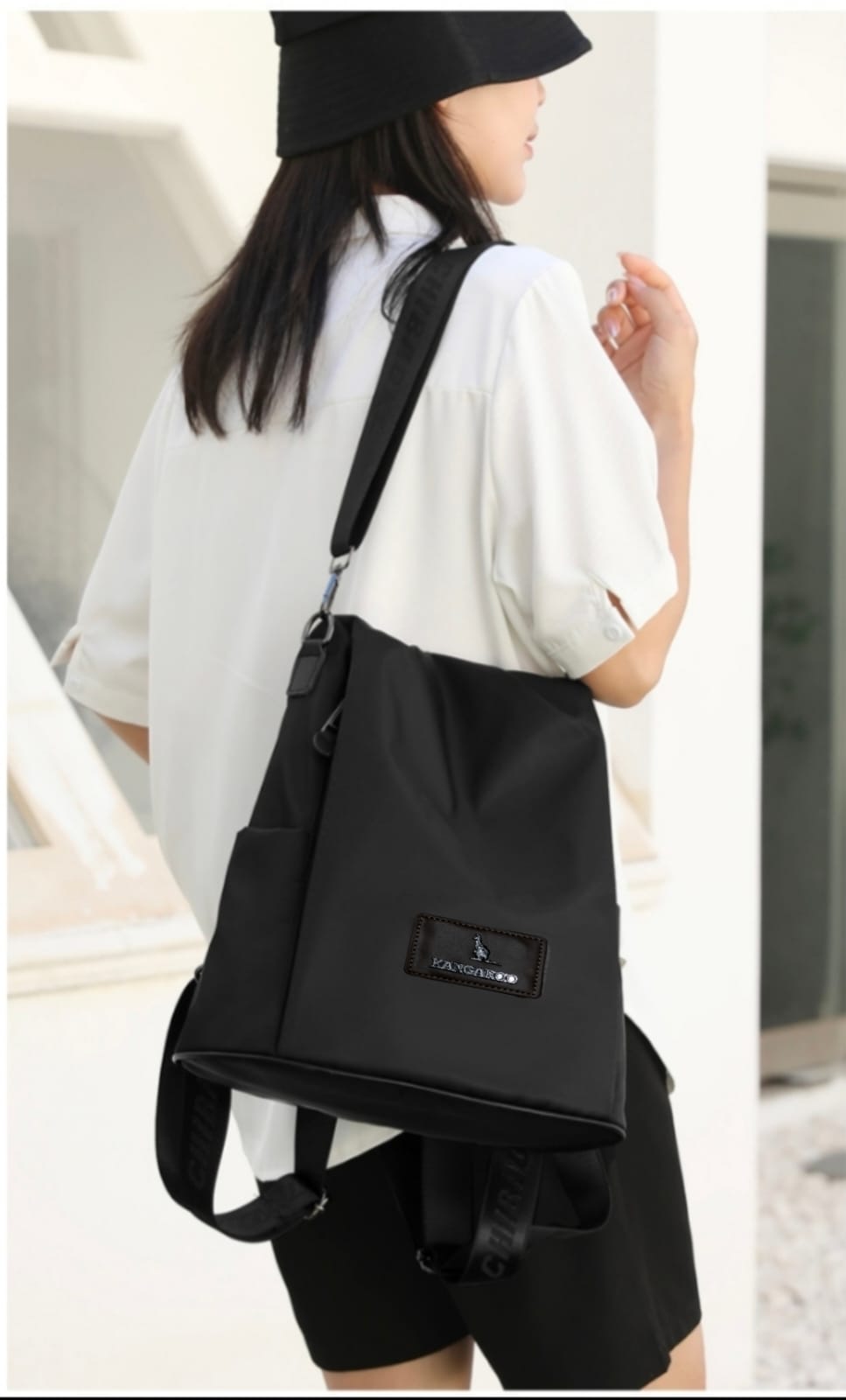 New Branded Stylish KANGROO Twin One Backpack and Crossbody Bag For Women