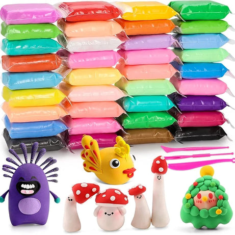 (Pack of 24) Multifunctional DIY Air Dried Super Lightweight Fomic Clays For Kids