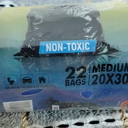 (Pack of 3) Non Toxic Export Quality Garbage Bag Roll For Home and Outdoor Use