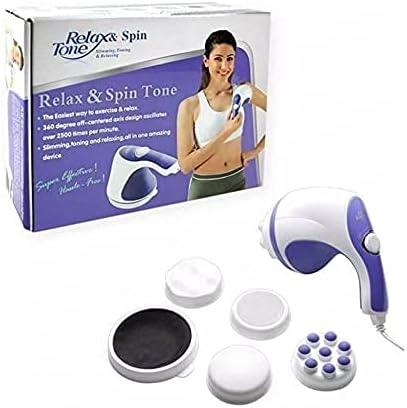 Electric Relax and Spin Tone Handheld Full Body Massager For Men and Women Use