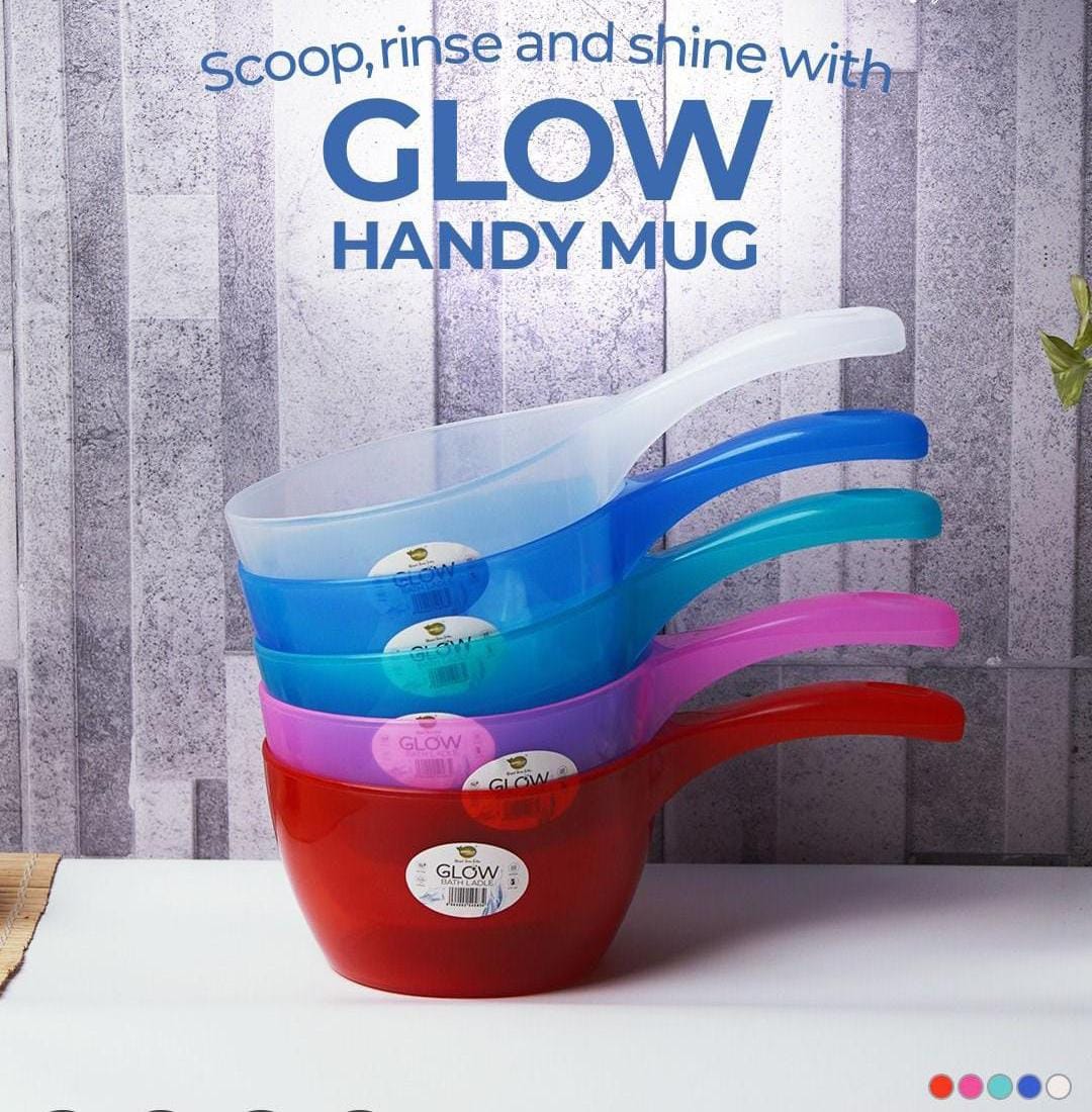 Plastic Glow Handy Mug For Home and Outdoor Use