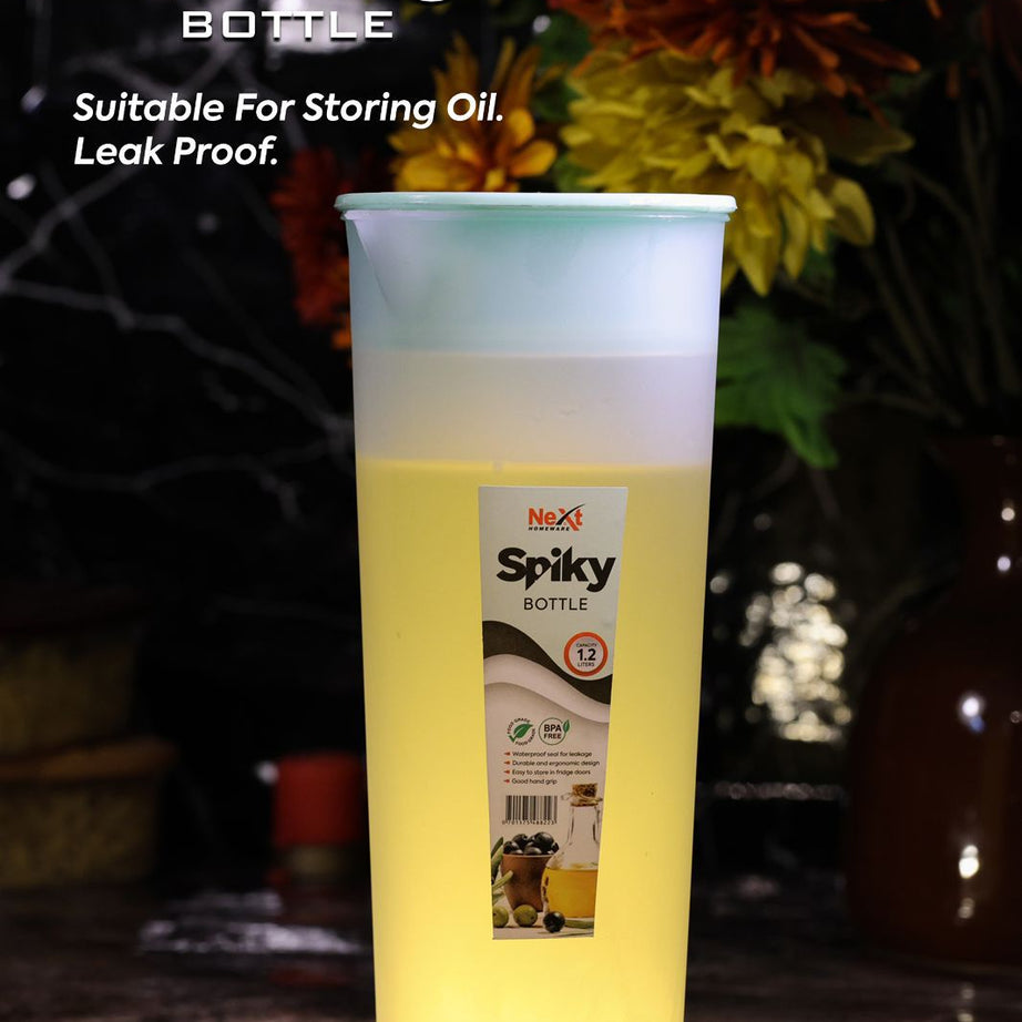 1.2 Liter Plastic Next Spiky Water Bottle For Home and Outdoor Use