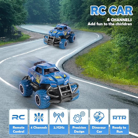 Mountain Cross Country Wireless Remote Jeep Control Off Road Vehicle Model Toy with Box For Kids