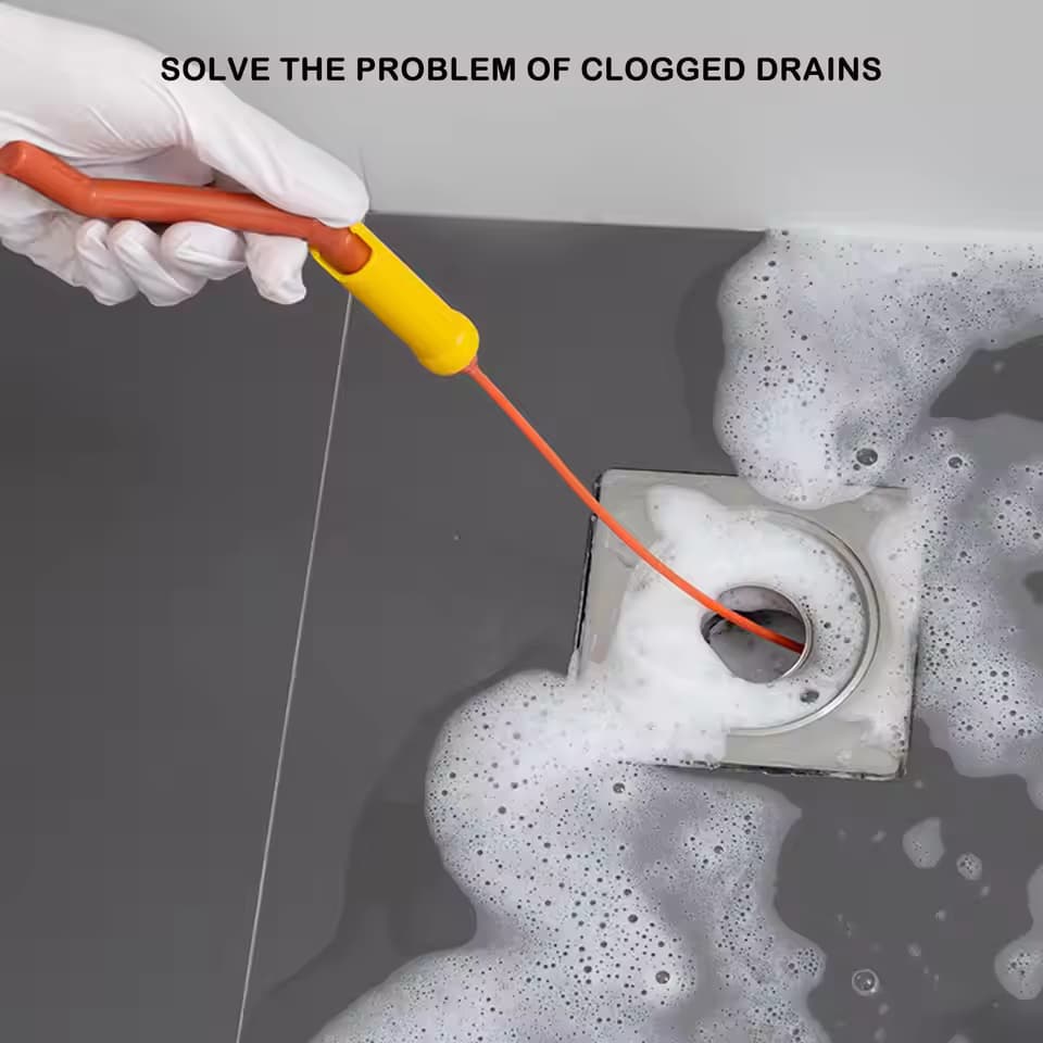 Flexisnake Drain Weasel Sink Snake Hair Clog Remover Tool