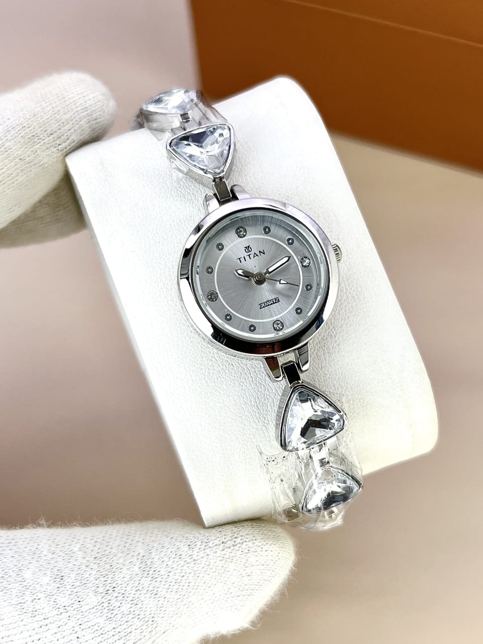 Women’s Titn Diamond Watch (Random Color Combo)