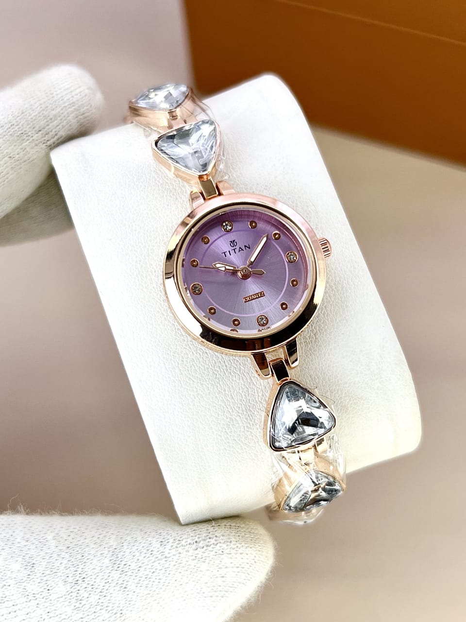 Women’s Titn Diamond Watch (Random Color Combo)