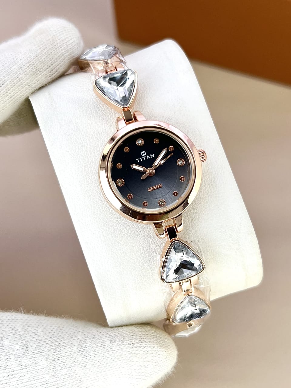 Women’s Titn Diamond Watch (Random Color Combo)