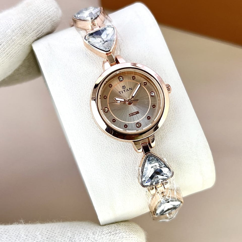 Women’s Titn Diamond Watch (Random Color Combo)