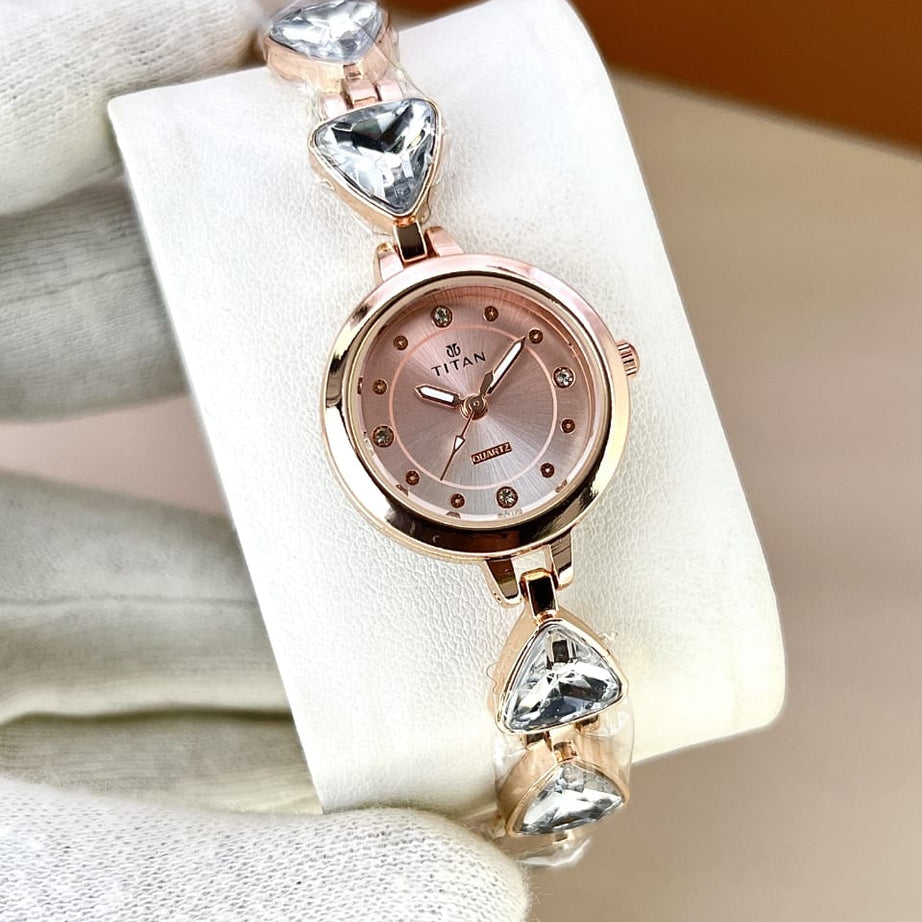 Women’s Titn Diamond Watch (Random Color Combo)