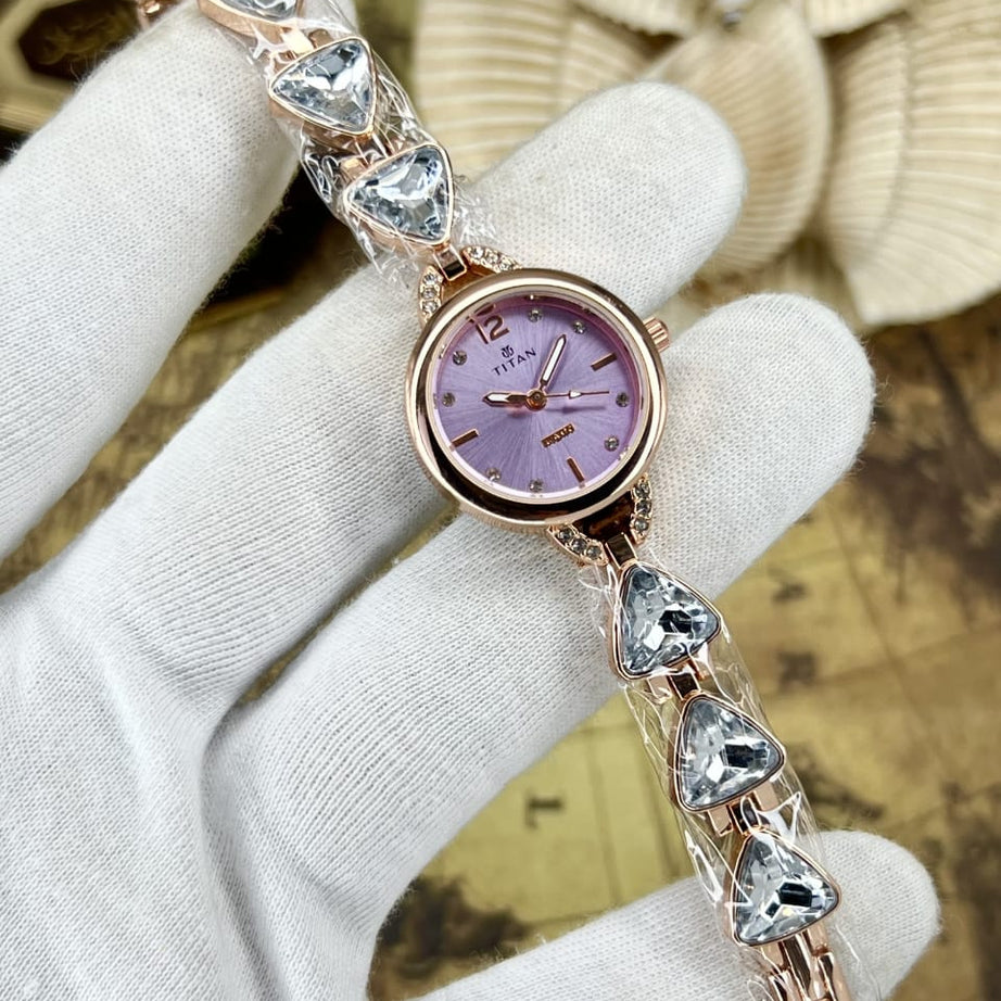 Women’s Titn Diamond Quartz Watch (Random Color Combo)