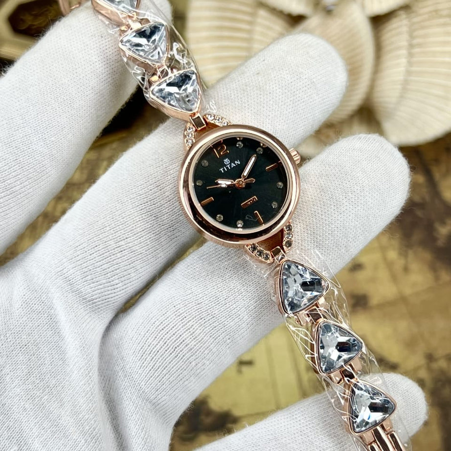 Women’s Titn Diamond Quartz Watch (Random Color Combo)