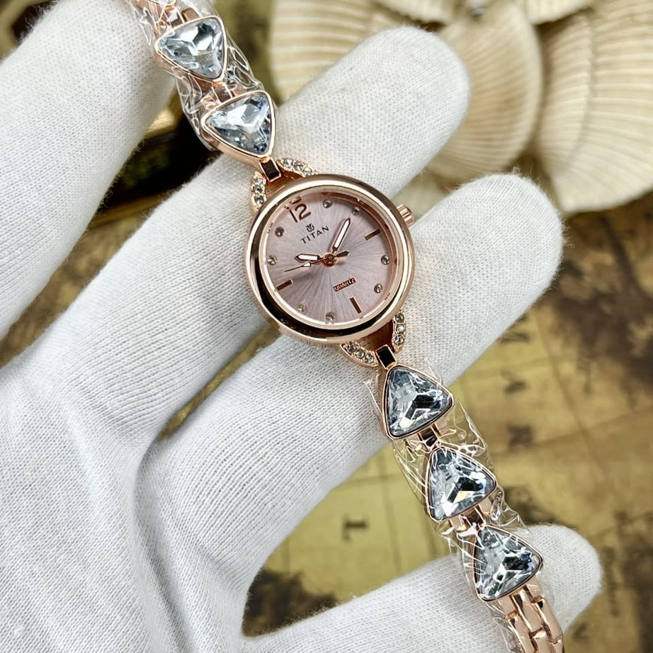 Women’s Titn Diamond Quartz Watch (Random Color Combo)