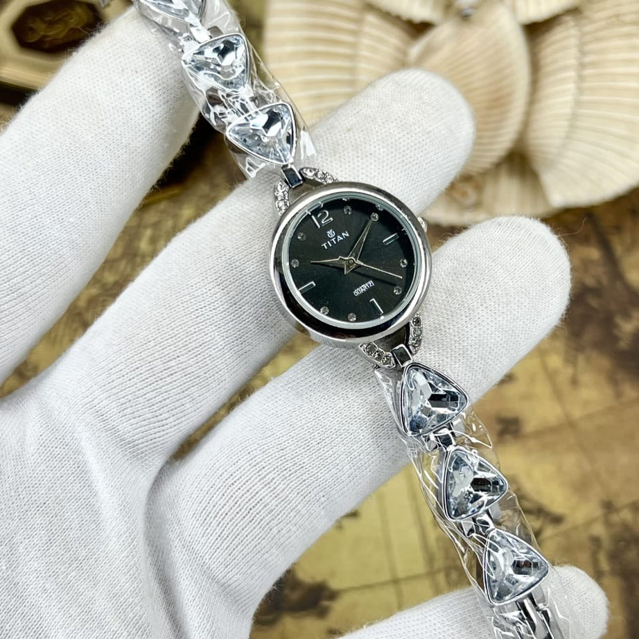 Women’s Titn Diamond Quartz Watch (Random Color Combo)