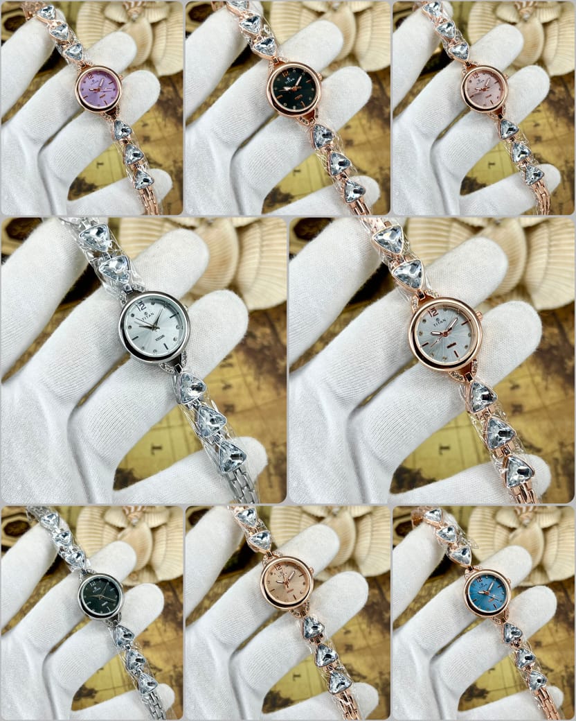 Women’s Titn Diamond Quartz Watch (Random Color Combo)