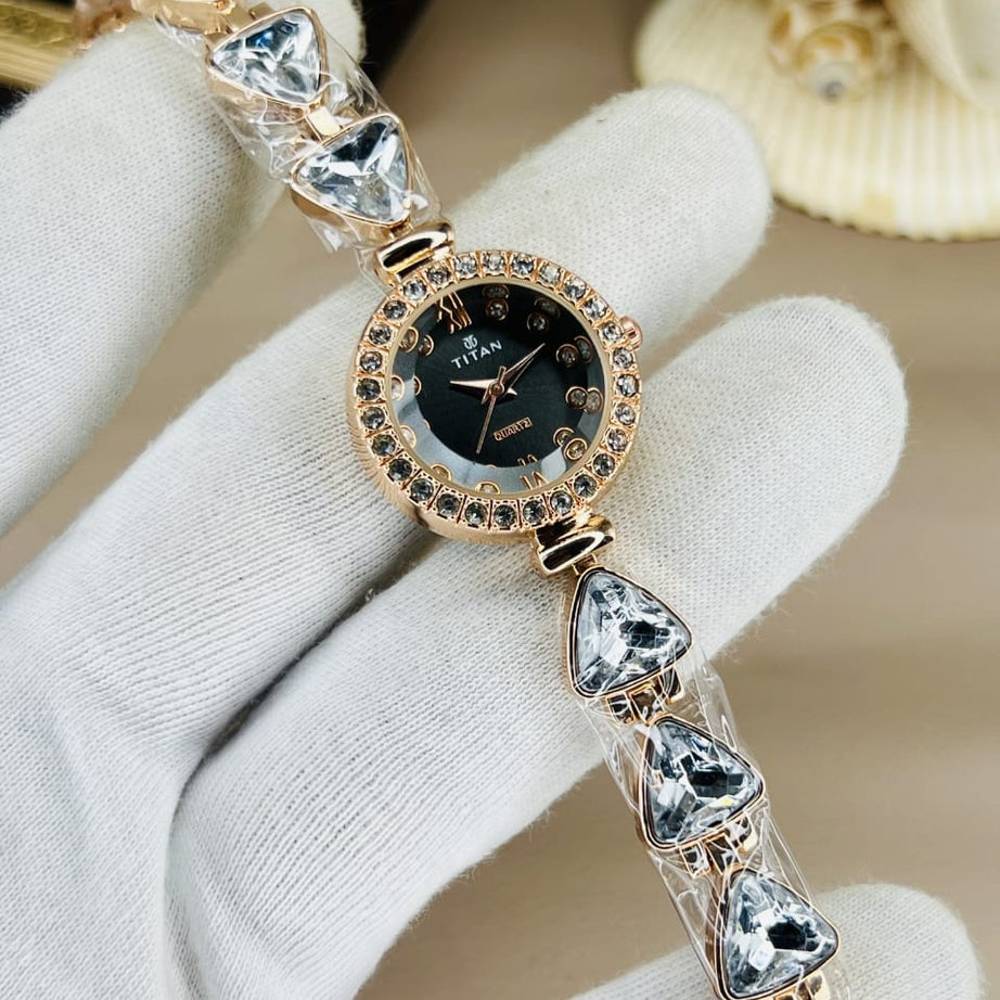 Women’s Titn Luxury Diamond Watch (Random Color Combo)
