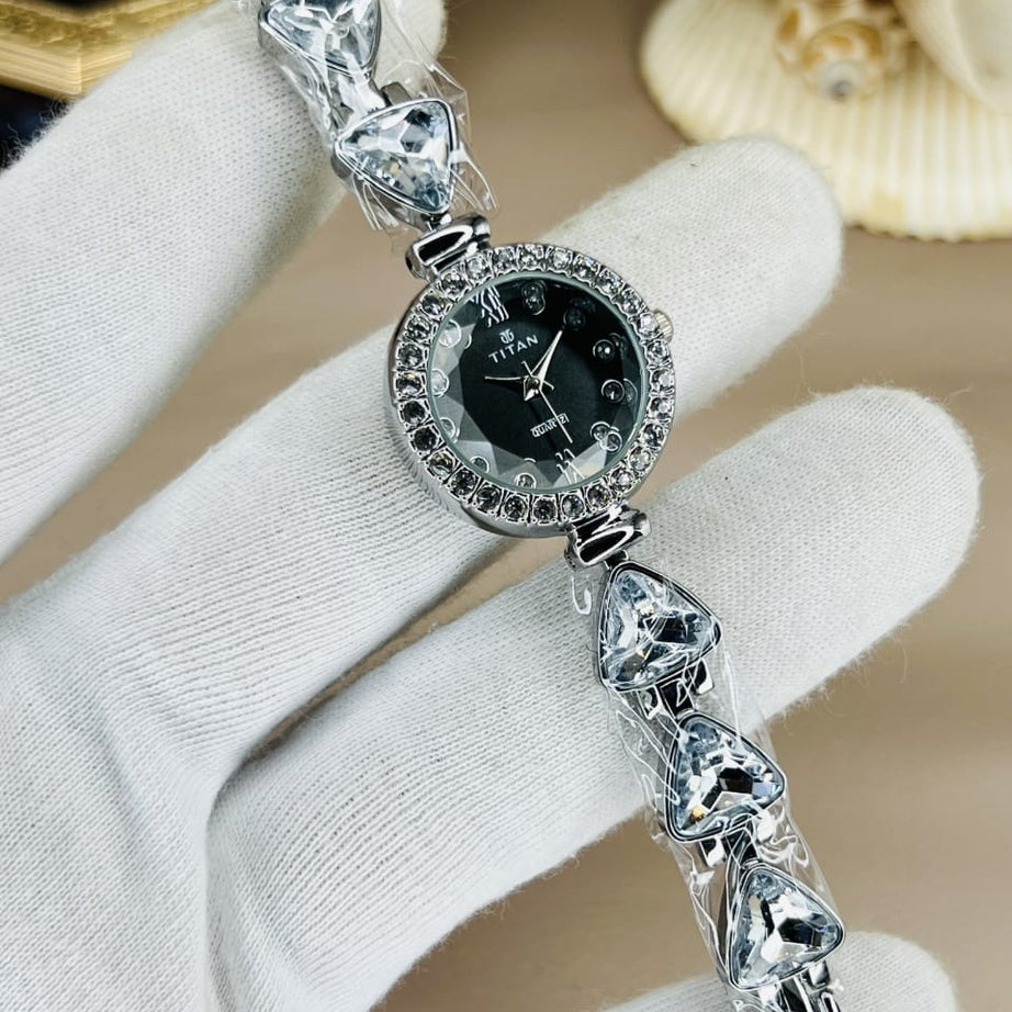 Women’s Titn Luxury Diamond Watch (Random Color Combo)