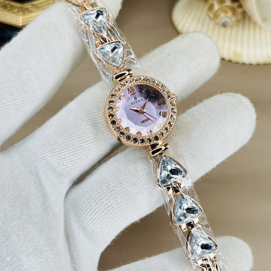 Women’s Titn Luxury Diamond Watch (Random Color Combo)
