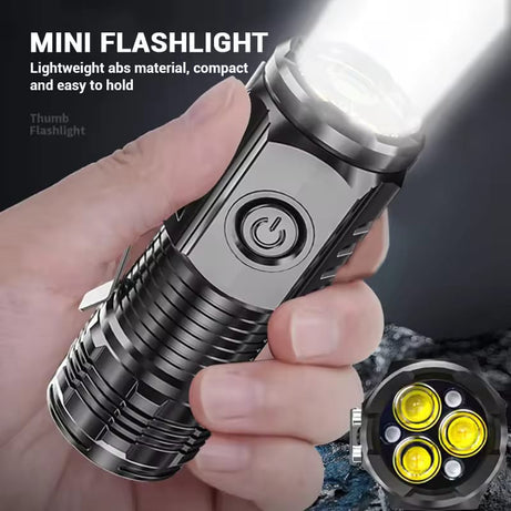 Mini 3 LED Flashlight Premium Outdoor Torch