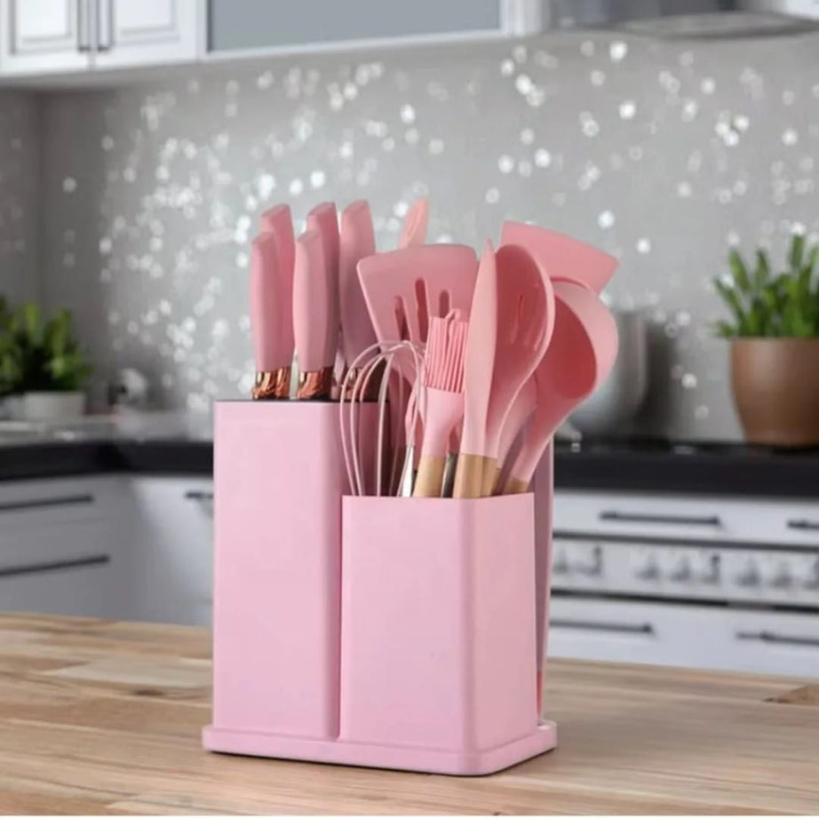 Gecheer 19-in-1 Kitchen Knife & Utensil Set