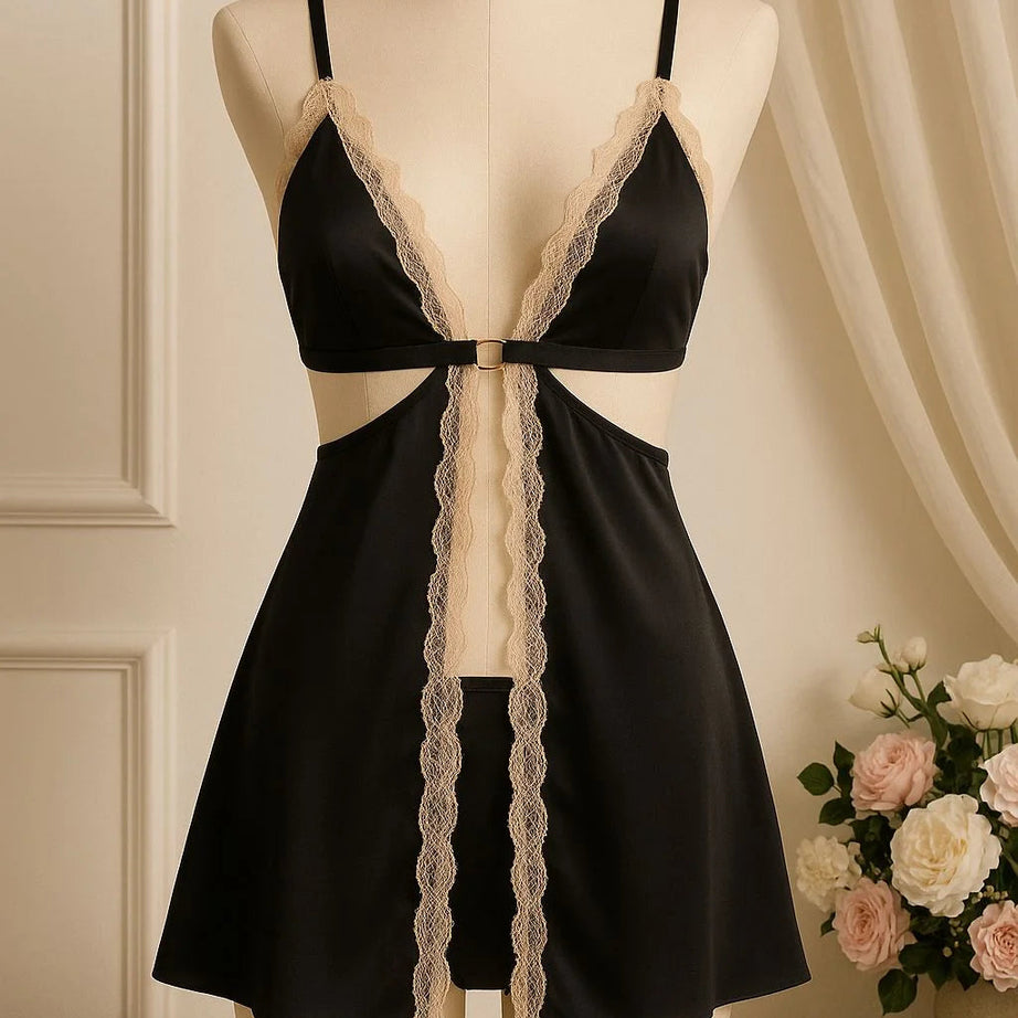 BLUSHING BRIDE NIGHTY 2 PIECES